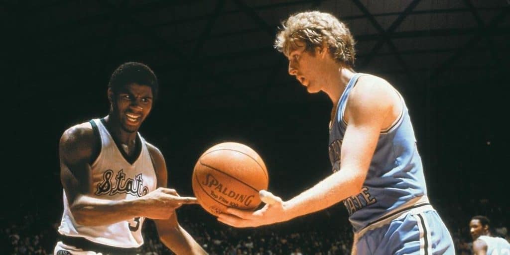 Magic Johnson and Larry Bird