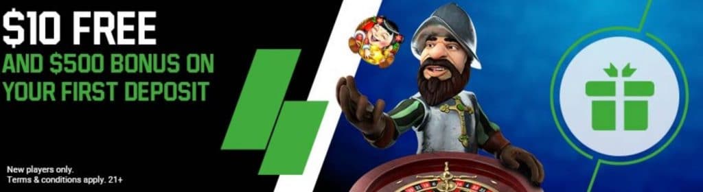 unibet NJ Casino welcome bonus